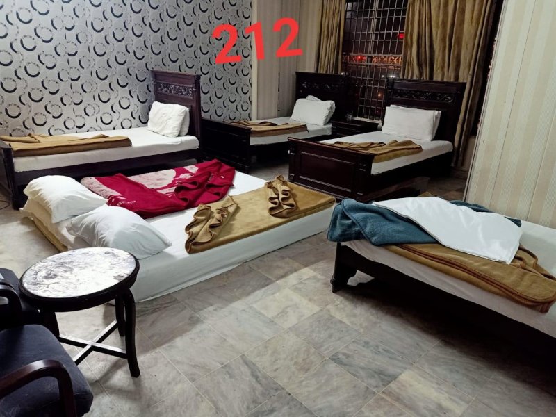 Hotel Al Hateem Hotel Faizabad 4 beded Room View For 4 to 6 Person